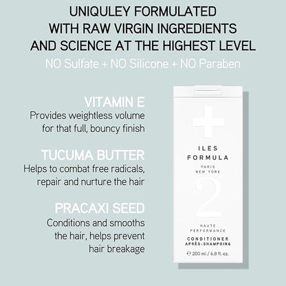 ILES FORMULA Conditioner for Dry, Damaged, Color Treated Hair – Deeply Moisturizing & Hydrating Hair Repair, Anti-Frizz, Silicone & Sulfate Free Professional Conditioner for Women, Salon Grade (200ml)