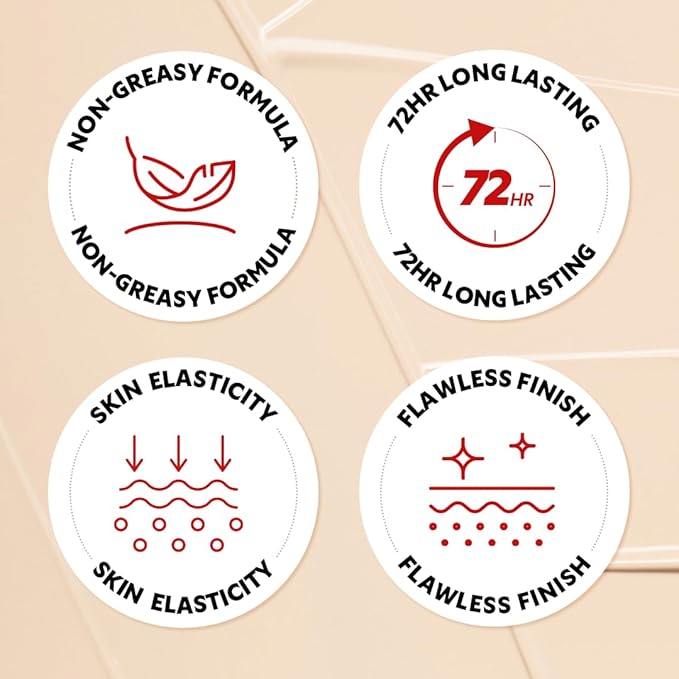 [*Mini Size*] TIRTIR Mask Fit Red Cushion Foundation | Full coverage, Weightless, Skin fit, Satin Glow Finish, Korean Makeup, beauty, Tattoo cover up, Buildable (#21C Cool Ivory, 0.15 Fl Oz)