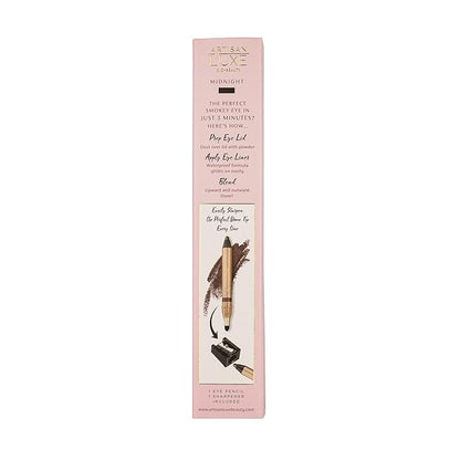 Artisan L'uxe Beauty Jumbo Eyeliner Pencil & Sharpener Smokey Eyes in 3 Minutes Water Proof, Smudge Proof, Long Lasting Age Defying Essential Oils (Shade: Persuasion Olive Green)