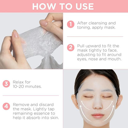 Mediheal Sheet Mask Essential HERO 30 Pack (Collagen, Tea Tree, Madecassoside) | Korean Skincare Facial Sheet Mask Combo, Moisturizing, Soothing and for Blemishes