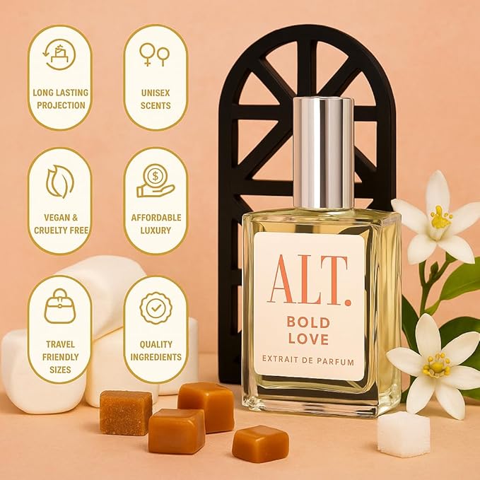 ALT. FRAGRANCES Bold Love 60ml Extrait de Parfum for Women – Long Lasting Fragrance, Inspired by Love Don't be Shy