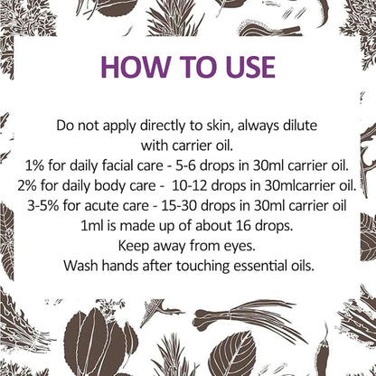 Greenwood Essential Pure Lavender Essential Oil (Made in France) (Lavandula angustifolia) with Glass Dropper Steam Distilled 120ml (4 oz)