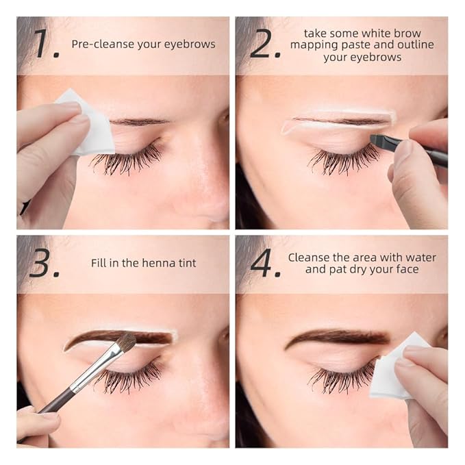 20g Brow Mapping Paste for Eyebrows design, Brow Shape and Define,Draw Or Sketch The Right Shape Of The Eyebrow Eyebrow Tinting Tool Permanent Makeup Microblading of Eyebrow and Lips, Eyebrow Henna and Tinting Tool (Pink Paste)