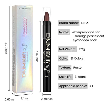 Chocolate Matte Cream Eye Shadow Stick Makeup for Women, Chocolate Matte Eyeliner Pencil Eyeshadow Brightener Stick for Eyes, Waterproof Eyeshadow Applicator Blendable sombras para ojos 66#