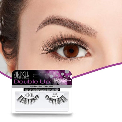 Ardell False Eyelashes Double Up 202 Black (4 Pack)