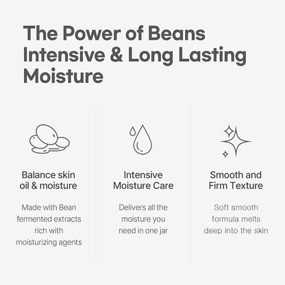mixsoon Bean Glass Skin Duo Bean Essence 50ml + Bean Cream 50ml 3.38 Fl. Oz / 100ml Glass Skin Care
