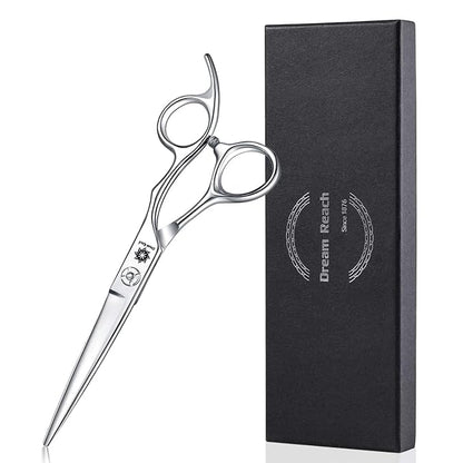 Dream Reach Hair Cutting Scissors Professional Barber Shears, 6.0 inch Hairdressing Regular Scissor Salon Razor Edge Hair Cutting Shear Japanese 440C Stainless Steel