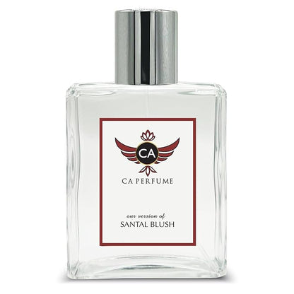 CA Perfume Impression of Santal Blush For Women Replica Fragrance Dupes Eau de Parfum Spray Bottle 3.4 Fl Oz/100ml-X1