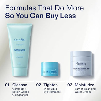 Skinfix Barrier Balancing Water Cream - 1.7 oz - Weightless Moisturizer with Hyaluronic Acid & Niacinamide - Combo + Oily Skin - Acne-Safe, Non-Comedogenic, Fragrance Free, Vegan, Cruelty Free