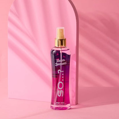 So...? Ibiza Dreams Body Mist for Women - 6.9 oz Body Mist - Pack of 3