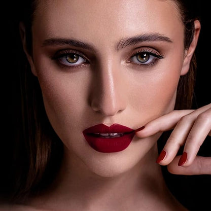 MAKI YIKA Red Lipstick Set for Women Color Stay Long Lasting Lipsticks Nude Red Pink Lipstick Transferproof Cruelty-Free Lip Color |Nude/DarkRed/HotPink