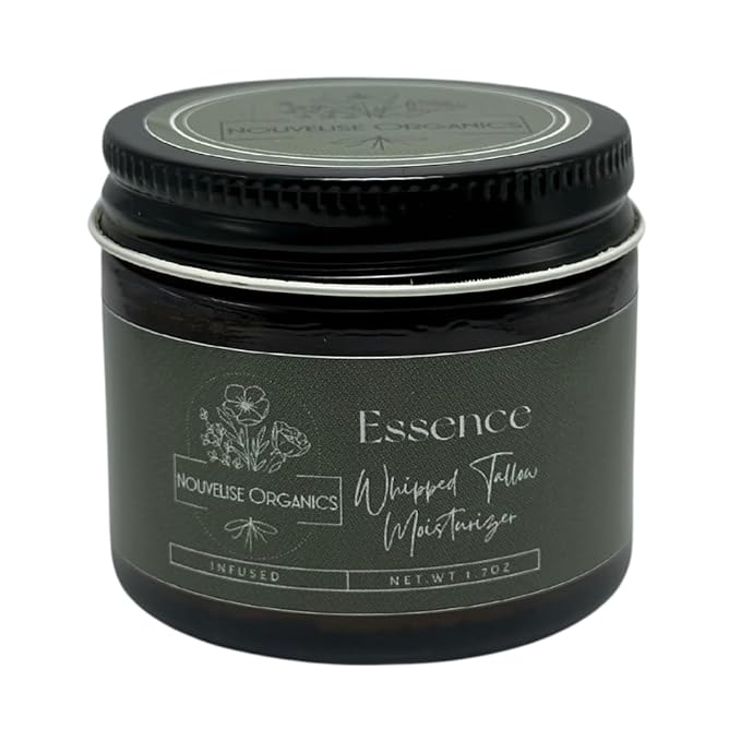 Essence - Whipped Tallow Moisturizer - Neroli (Sweet Orange) - 100% Natural Grass-Fed Tallow & Organic Jojoba. Chemical-Free. Face & Body for Dry, Sensitive & Eczema-Prone Skin. 0.7 oz