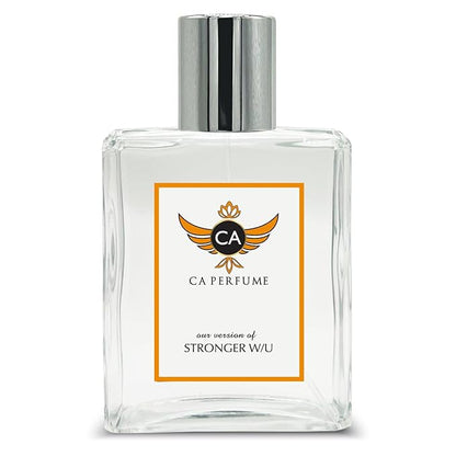 CA Perfume Impression of Stronger W/U For Men Replica Fragrance Dupes Eau de Parfum Spray Bottle 3.4 Fl Oz/100ml-X1