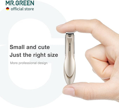 MR.GREEN Baby Safety Nail Clippers Nail Care Clippers Fingernail Cutter Newborn Baby Convenient Nail File Manicure Tools (Parent Child Nail Clipper+Nano Glass File)