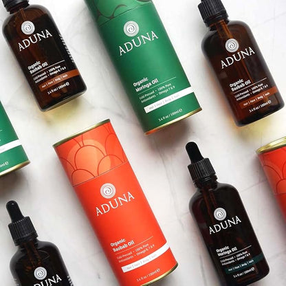 Aduna Organic Moringa Oil | 100% Natural Cold-Pressed for Skin, Hair & Nails | Multi-Purpose Moisturizing Beauty Oil With Antioxidants & Emollients | Lightweight & Fast-Absorbing | 100ml
