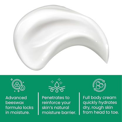 Cutemol Emollient Moisturizing Cream - Serious Moisturizer Lotion Balm for Recovering Dry, Damaged Skin - Hydration for Cracked Hands and Feet, Eczema, Psoriasis, and Raw Skin (2 oz)