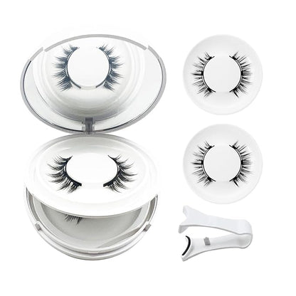 Hunnyfit Magnetic Lashes, Magnetic Eyelashes with Applicator, Magnetic Eyelashes Natural Look,Reusable Magnet Lashes No Glue Needed Soft Lashes Kit(Natural+Natural)