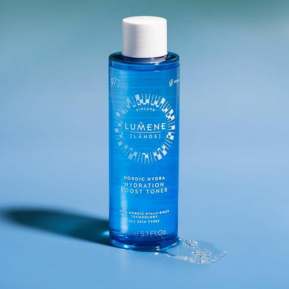 Nordic Hydra [LÄHDE] Hydration Boost Toner | Lightweight, Moisturizing Liquid Toner | Long Lasting Hydration for Dry, Dull Skin | Prepares Dehydrated Skin for Skincare | Vegan | 150ml