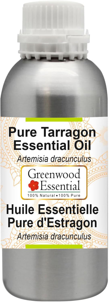 Greenwood Essential Pure Tarragon Essential Oil (Artemisia Dracunculus) Steam Distilled 1250ml (42 oz)