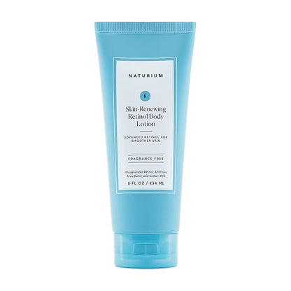 Naturium Skin-Renewing Retinol Body Lotion, Advanced Firming Anti-Aging Skin Care, with Encapsulated Retinol & Shea Butter, 8 oz