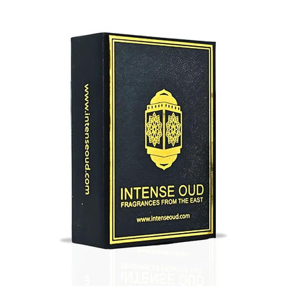 INTENSE OUD Attar Al Wardat Long Lasting Arabian Perfume Oils for Women 12ML (0.40 OZ) Fragrance Oil with Fresh Rose, Bright Bergamot & Woody Finish - Concentrated Perfume Oil in Black Gift Box
