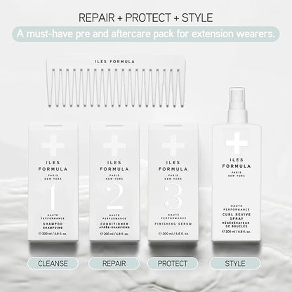 ILES FORMULA Curl Revive Spray – Leave-In Styling Serum, Defines Curls, Anti-Frizz & Anti-Humidity, Heat & Color Protection with Silk Extract, Macroloba Seed & Coconut Alkanes, 6.8 Fl Oz (200 ML)