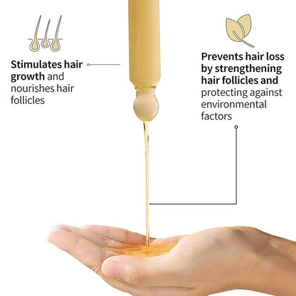 Natural Hair Growth Oil, 2 PCS Rosemary Oil for Hair Growth Organic, Hair for Dry Damaged Hair and Growth