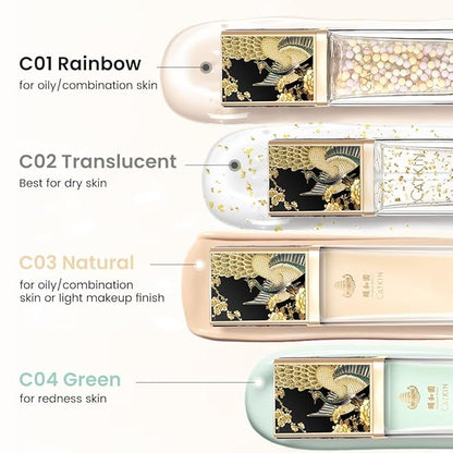 CATKIN Skin Tone Corrector Makeup Primer, Isolation Cream, 3 IN 1 Skin Tone Correcting, 73% Moisturizing Essence, Oil Control Primer For Flawless & Poreless Face Makeup Base Oil Free Formula