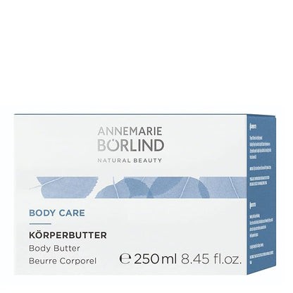 ANNEMARIE BÖRLIND - BODY CARE Body Butter - nourishing, revitalizing & moisturizing skin care, with plant-based extracts & botanical hyaluronic acid, vegan, 8.45 Fl. Oz.