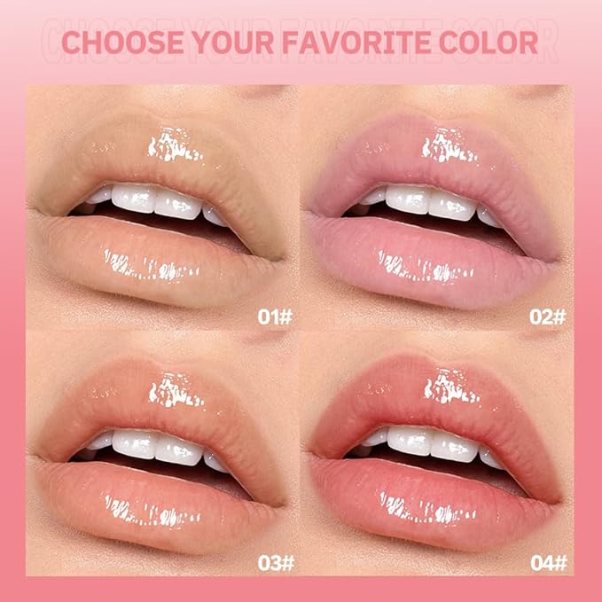 Color-Changing Lip Balm, Moisturizing Hydrating Tinted Lip Balm for Dry Lips, Long-Lasting Nourishing Lipstick, Glossy Lip Tint, Lip Care for Smooth, Soft Lips.2#