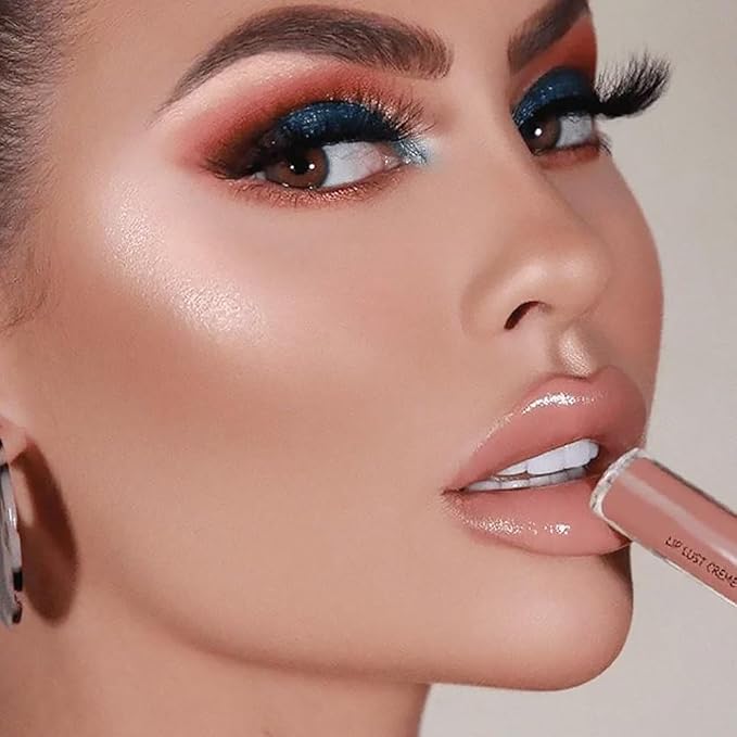 12 Color Cream Lip Gloss, 2025 New Cream Texture Lipstick Non-Stick Lip Gloss, Long Lasting Lipstick Hydrating Lip Tint Natural Non-Fading Liquid Lip Stick for Women (#02, One Size)