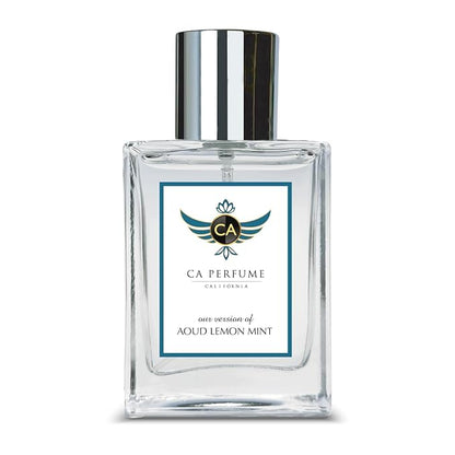 CA Perfume Impression of Aoud Lemon Mint for Women and Men Long Lasting Unisex Fragrance Eau De Parfum 1.7 Fl Oz 50ml