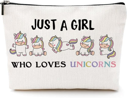 Unicorn Gifts Makeup Bag Stuff Unicorn Cosmetic Bag Toiletry Bag Zipper Pouch for Women Girls Female Sister Daughter Friend Lover Birthday Graduation Friendship