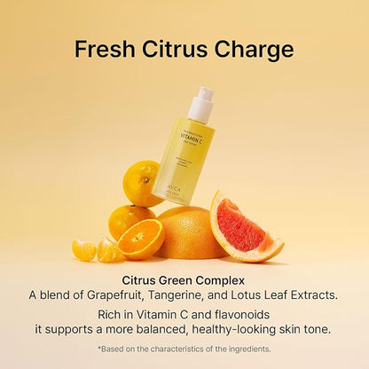 AVCA True Vitamin C Serum 3.38fl.oz. - for Dark Spots Remover Facial Serum with Vitamin C, Niacinamide, Korean Skin Care