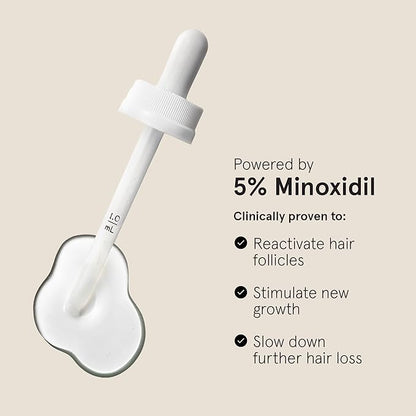 Keeps Extra Strength Minoxidil for Men - 5% Minoxidil Hair Growth Serum - Hair Loss & Regrowth Treatment for Thinning & Bald Spots - Clinically Proven Hair Growth Products - Unscented Topical Aerosol