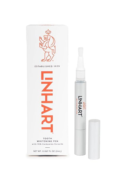 Linhart Teeth Whitening Pen – Professional Strength Gel for a Brighter Smile – Fast, Safe, and Easy-to-Use Whitening – No Sensitivity – Compact & Travel-Friendly – 30+ Applications