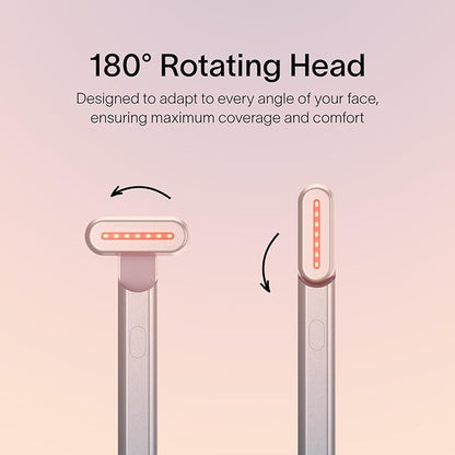 Solawave 4-in-1 Radiant Renewal Red Light Therapy Wand & Renew Complex Activation Serum | Beauty Device for Face & Neck | Serum Boosts Anti-Aging Effects, Reduces Wrinkles, Dark Circles & Puffiness