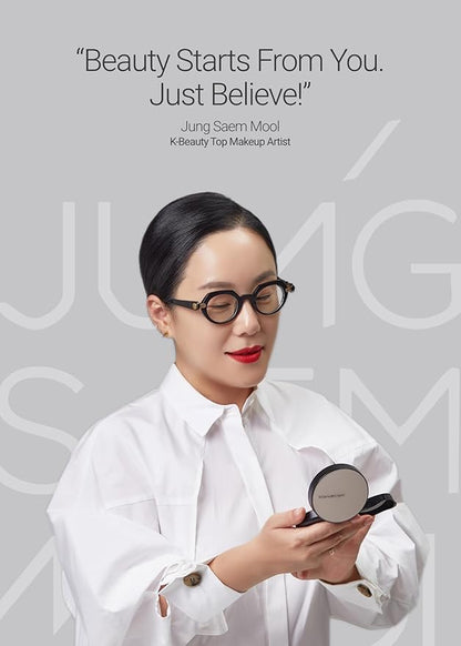 JUNG SAEM MOOL Essential Mool Cream Light 1 Fl Oz, Hydrating Water Cream with Ceramide and Centella, Perfect Prep Step Before Cushion Foundation for Smooth, Radiant Finish, Korean Skincare
