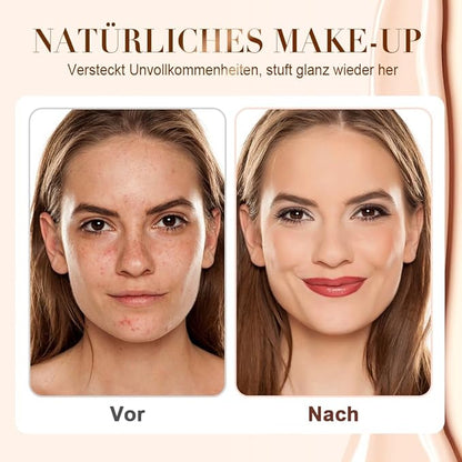 Color Changing Foundation for Mature Skin, Hydrating and Lightweight Liquid Foundations, Tone Suitable for All Skin Types (2 pcs)