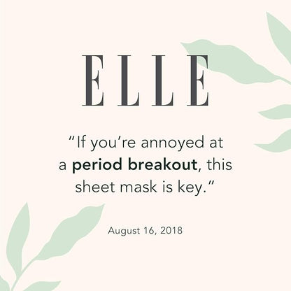 Rael Face Mask Skin Care, Tea Tree Face Masks - Bamboo Facial Sheet Mask, Korean Skincare, with Tea Tree Oil and Fruit Extracts, All Skin Types (Tea Tree, 5 Sheets)