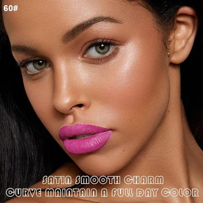 evpct 2Pcs Hot Pink Matte Lip Liner and Lipstick Combo Set for Women, Hot Pink Lip Combo Set Liquid Lips Stick Gloss and Lipliner Stains Set Long Lasting Waterproof, Lips Makeup 24 Hours originale