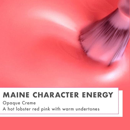 Olive & June Long Lasting Nail Polish | Gel-Like Finish No Lamp Needed | Lasts up to 10 days | Salon-Quality Color at Home | Vegan Cruelty-Free Chip-Resistant Shine |Maine Character Energy Lobster Red