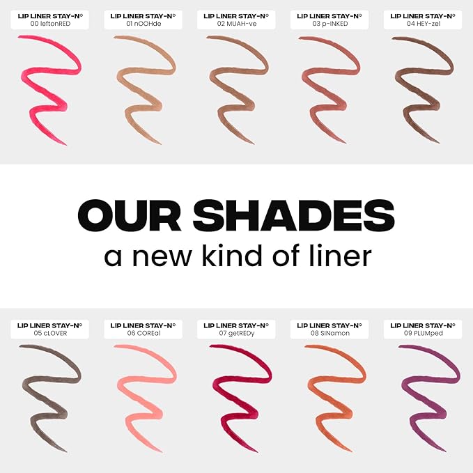 Sacheu Lip Liner STAY-N Peel Off Lip Stain — Long Lasting Matte Lip Tattoo Transfer Proof Lipstain Infused with Hyaluronic Acid & Vitamin E for All Skin Types — Vegan & Cruelty-Free, SINamon