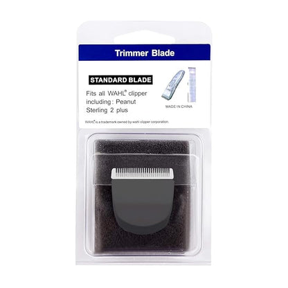 Professional Peanut Clipper/Trimmer Snap On Replacement Blades #2068-300 - Compatible with Wahl Peanut Hair Clipper/Trimmer, 2 Pack Black