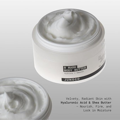 JUNO & Co. 0 Mark Body Butter, Body Cream with Refillable Pod for Moisturizing and Smoothing 85 g/3.0 oz