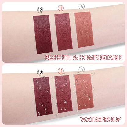 BINGBRUSH Crayon Matte Longwear Lipstick Pack Set,Moisture Smooth Color Stick Ultimate Lip Crayon for Makeup Collection - Waterproof Velvet Lipgloss (11#, 1 Count (Pack of 1))