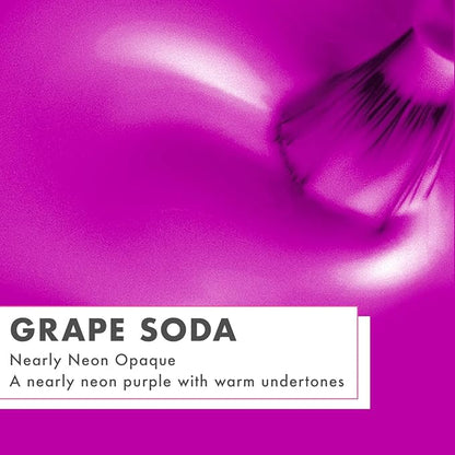 Olive & June Long Lasting Nail Polish | Plump Gel-Like Finish No Lamp Needed | Lasts up to 10 days | Salon-Quality at Home | 15-Free Vegan Cruelty-Free Chip-Resistant Shine | Grape Soda Daring Purple