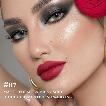 3Pcs Gradient Matte Lipstick Crayon Lip Liner pencil, Flawless Contour Gradual Ombre Effect lip Pencil, Lipstick for Women Long Lasting Waterproof Smudge Proof Lipstick Pencil 06#+07#+09#