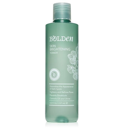 Bolden Skin Brightening Toner & SPF 30 Moisturizer Set | Fades Dark Spots, Controls Oil, Hydrates & Protects Skin | Glycolic Acid, Niacinamide, Vitamin C & Hyaluronic Acid