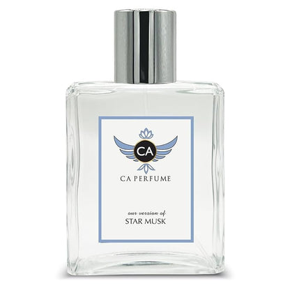 CA Perfume Impression of Star Musk for Women and Men Eau De Parfum Floral Woody Musk Scent Long Lasting Unisex Fragrance Signature Scent for Day and Night Wear 3.4 Fl Oz 100ml